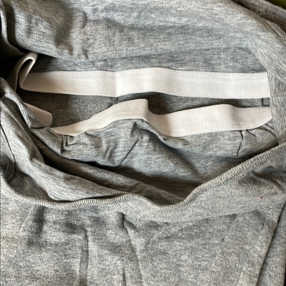 J. Crew Gray Fitted Sleeveless Shelf Bra Tank Top - Picture 4 of 5